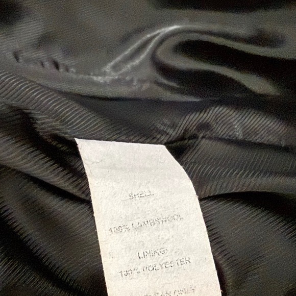 Kristen Blake Lambswool Coat Womens 14 Black Timeless Old Money Quiet Luxury - Picture 10 of 12